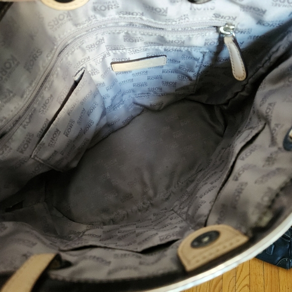 Michael Kors Bronze Metallic Tote - Picture 7 of 11